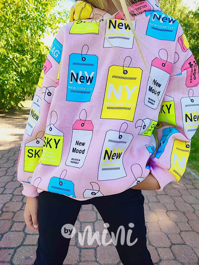 NEW hoodie mikina pink