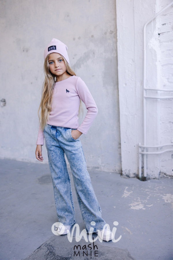 Mash Mnie ice blue jeans zvonáče