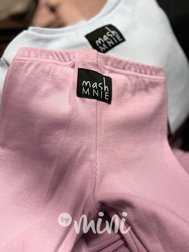Mash Mnie žebrované legíny pink