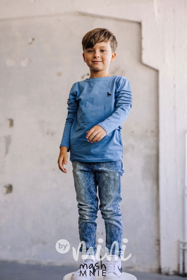 Mash Mnie longsleeve biker triko blue