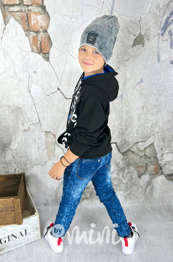 Splash ripped jeans