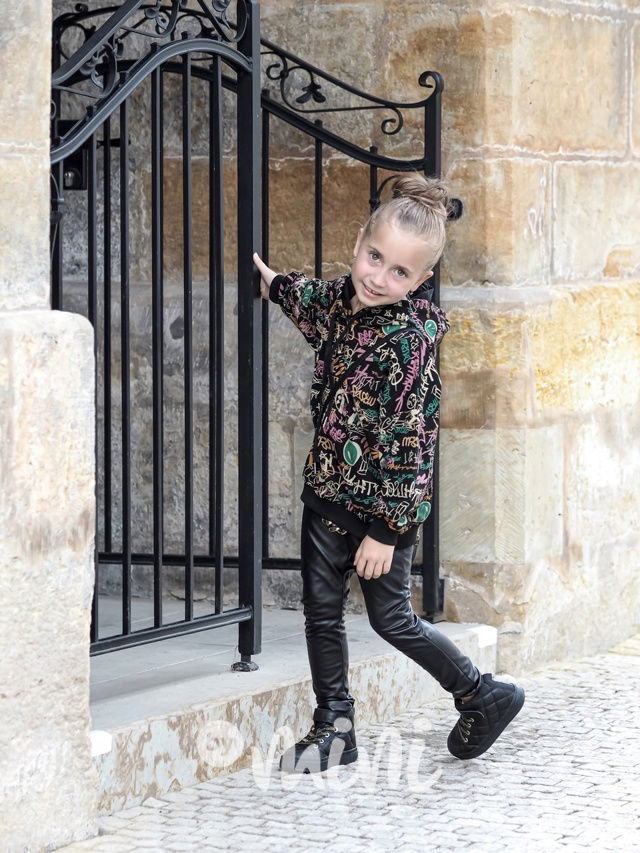 Mikina graffiti black