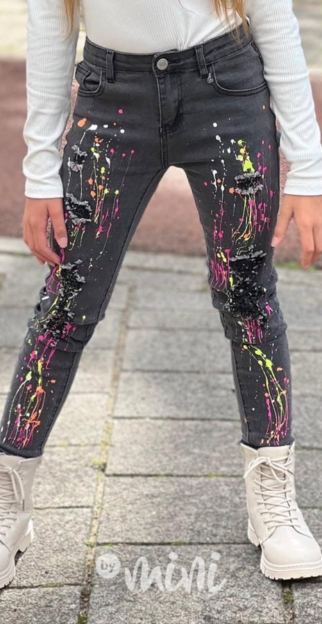 Fashion black jeans SPLASH