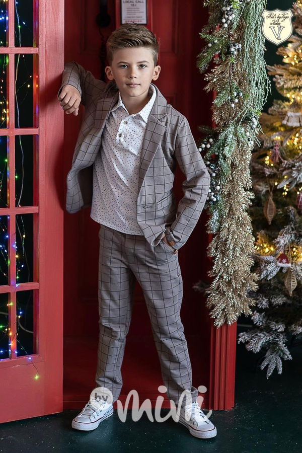 Voga boy beige karo sako