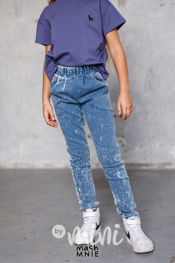 Mash Mnie vintage denim kalhoty blue