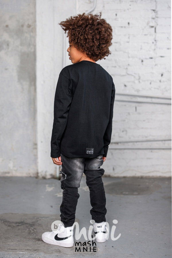 Mash Mnie ripped jeans black