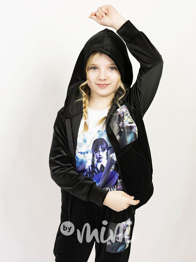 Velurová soft souprava Wednesday cello