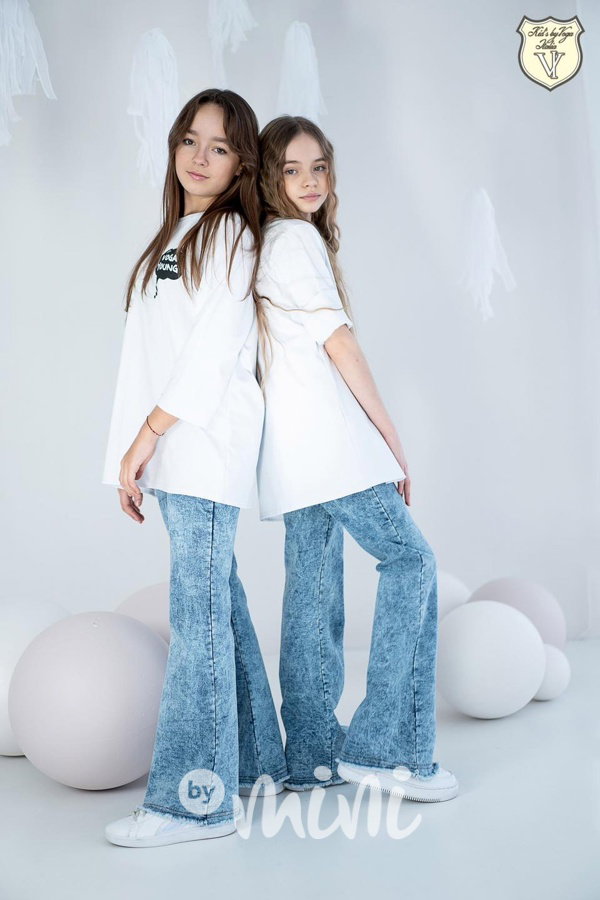 Voga soft denim zvonáče
