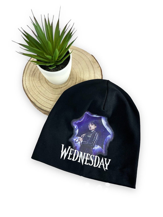 Wednesday umbrella čepice
