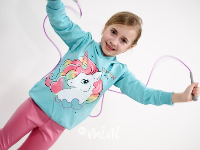 UNICORN mikina mint