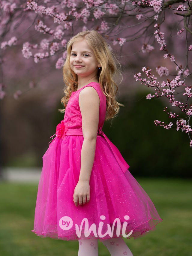 Slavnostní šaty Cinderella malinové