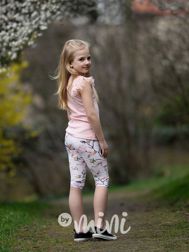 3/4 legíny Lily Grey white garden