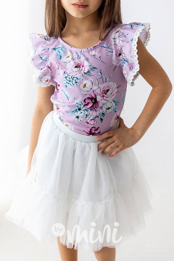White maxi tutu sukně Lily Grey