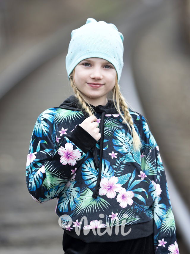 Flower soft velur souprava