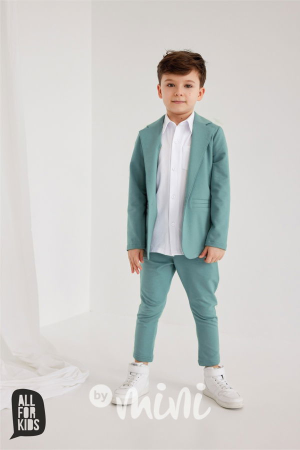 AFK elegant kalhoty pastel mint