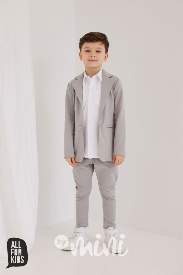 AFK elegant kalhoty pastel grey