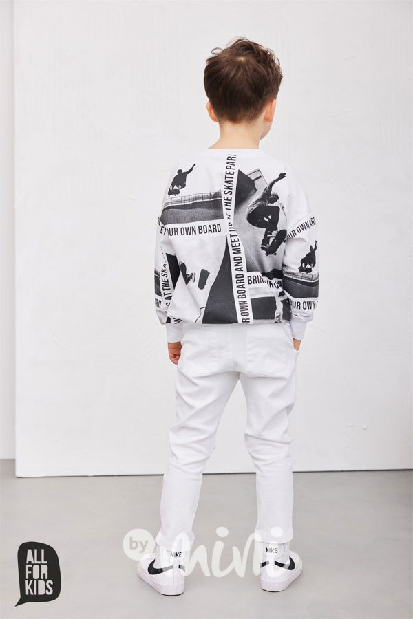 AFK ripped jeans white