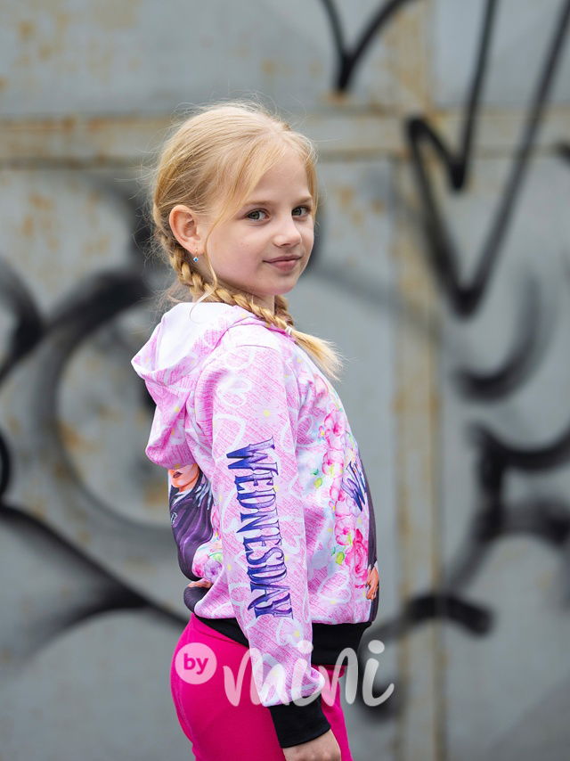 Wednesday mikina hearts