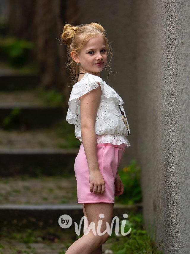 Madeira letní komplet s řetízkem růžová