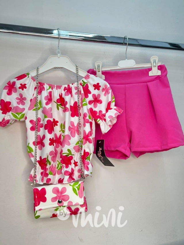 Amarant flower letní komplet