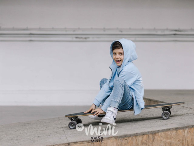 Mash Mnie biker jeans blue