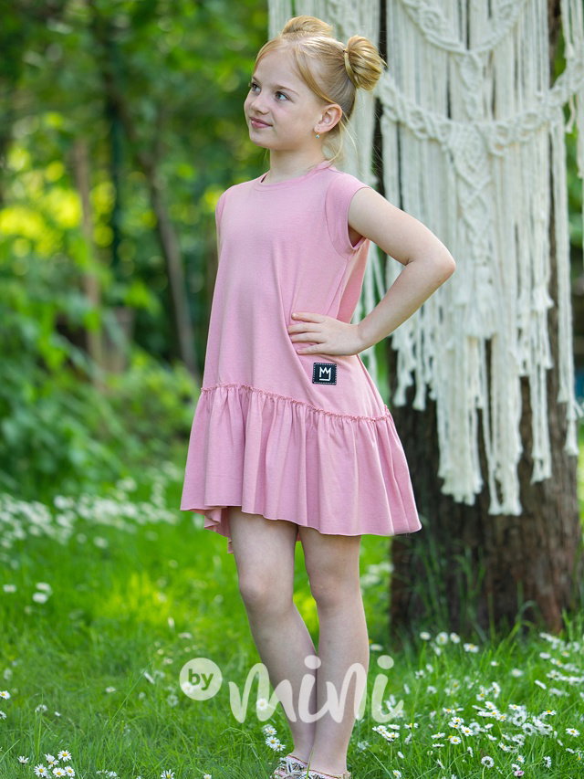 Pudder pink oversize šaty *TOP*