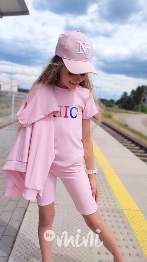 3-dílný CHIC komplet růžový