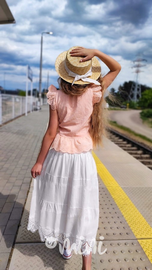 Halenka z madeiry růžová