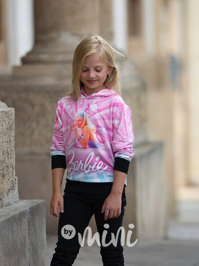 Mikina Barbie hoodie pink
