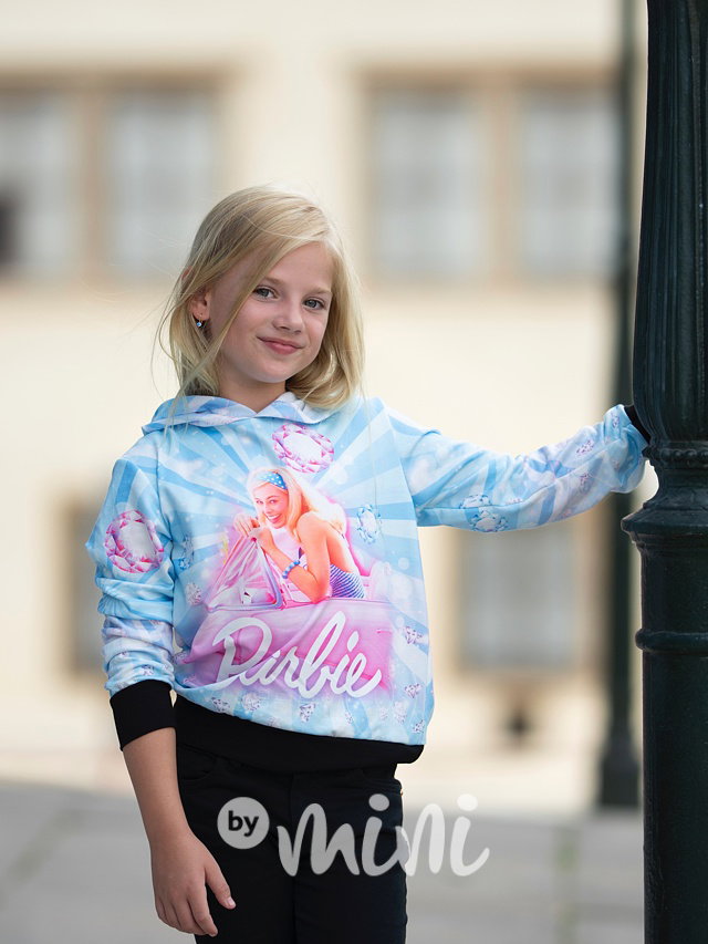Mikina Barbie hoodie blue
