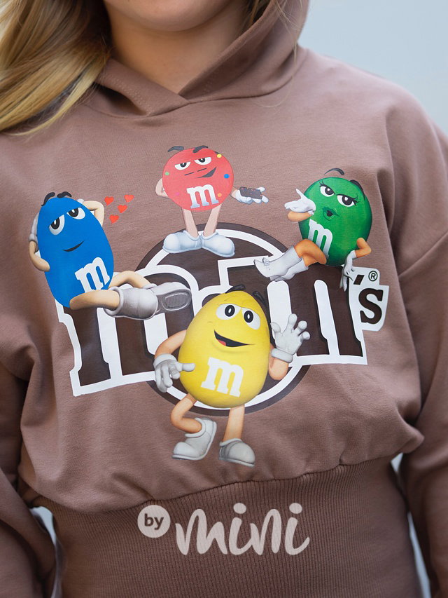 M&M's mikina hnědá