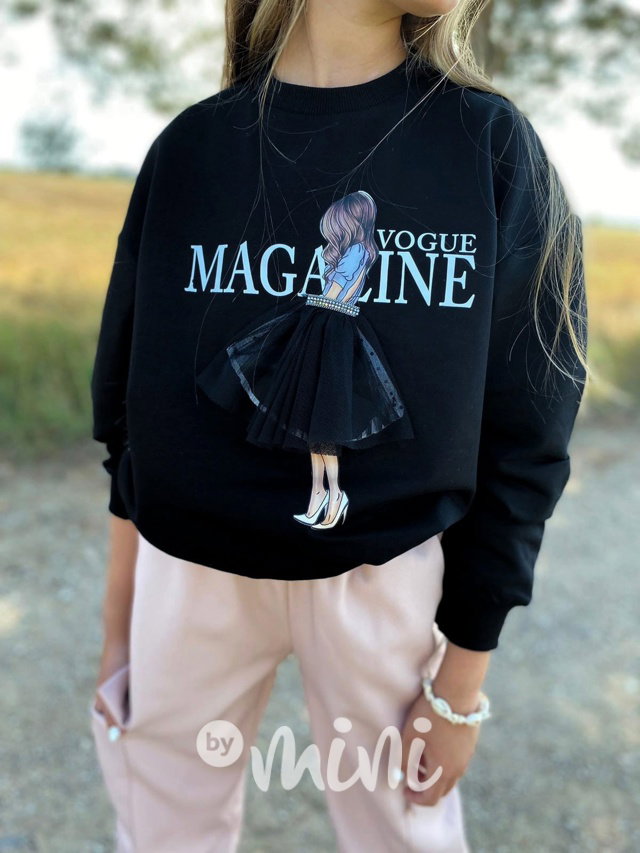 Vogue mikina černá