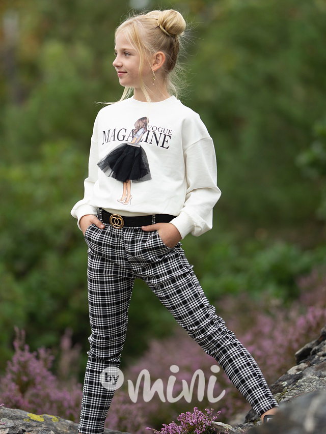 Vogue mikina krémová