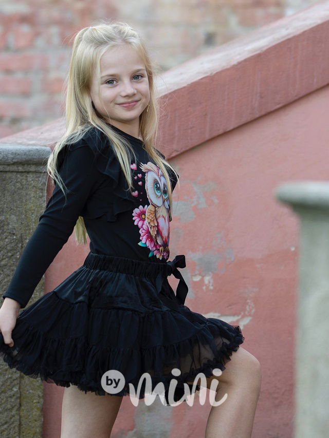 Sovička blůzka černá