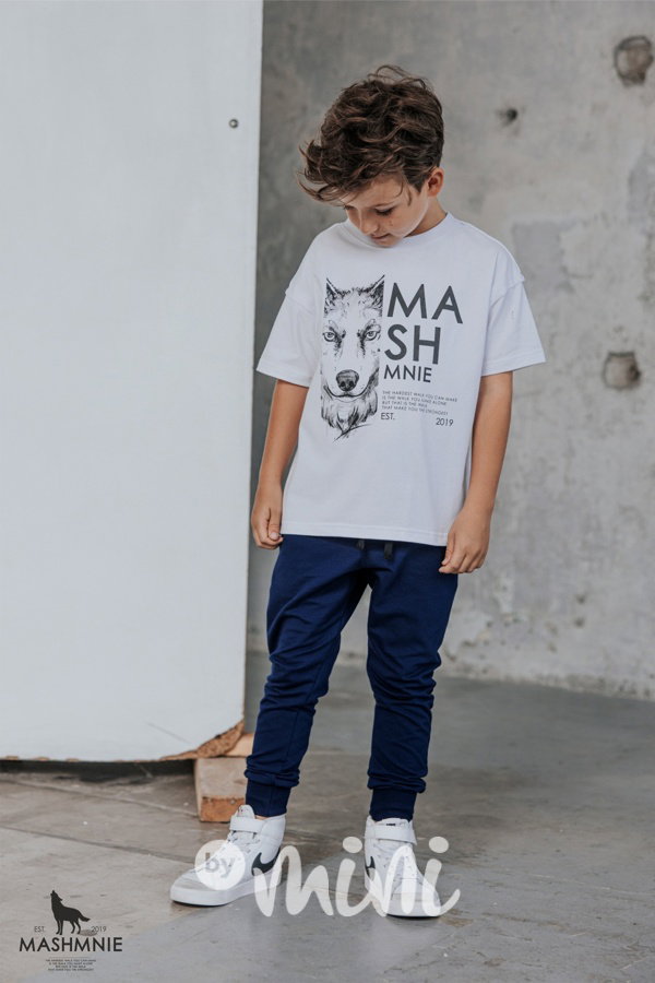 Mash Mnie WOLF tepláky blue