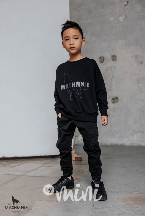 Mash Mnie cargo kalhoty black