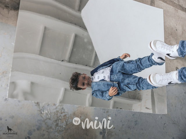Mash Mnie cargo blue jeans