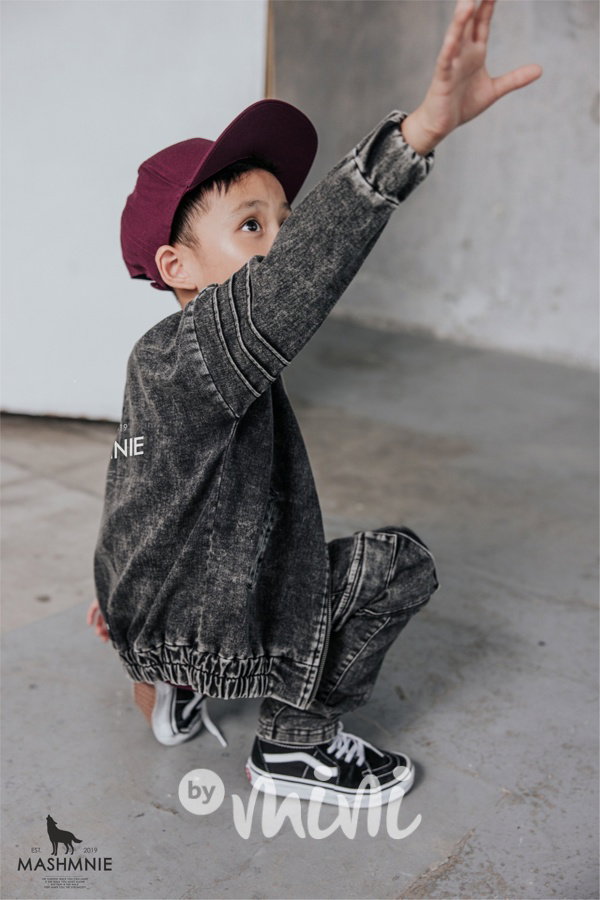 Mash Mnie denim bomber black