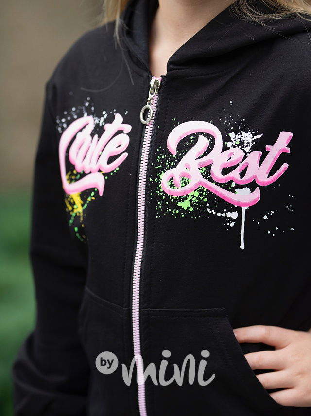 3-dílná teplákovka black