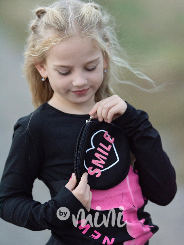 SMILE thermo legíny s ledvinkou pink