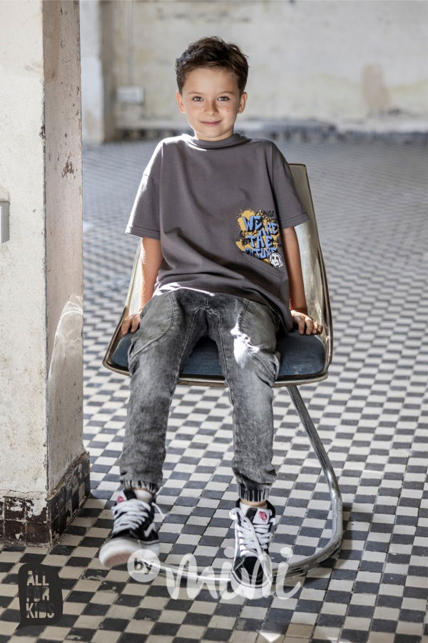 AFK soft ice black jeans