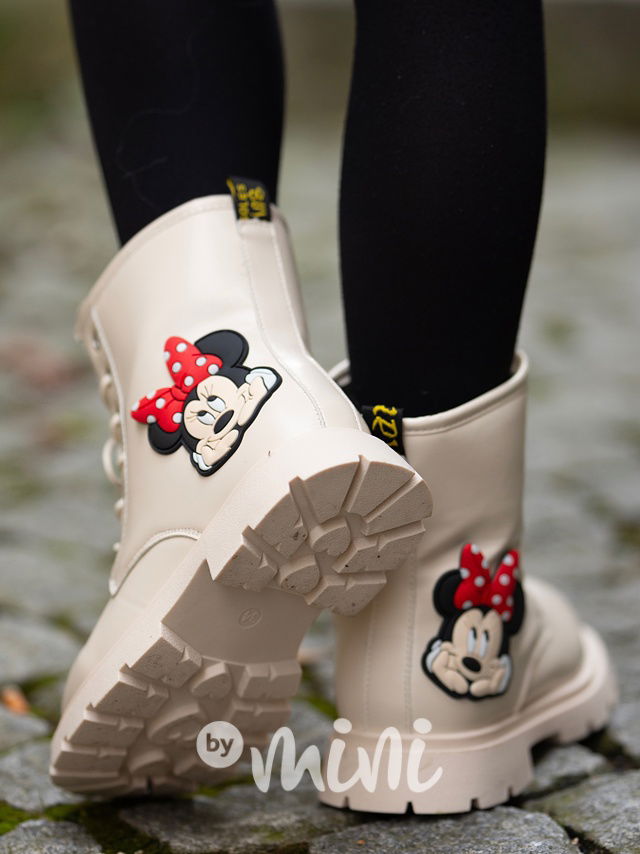 Minnie boots béžové
