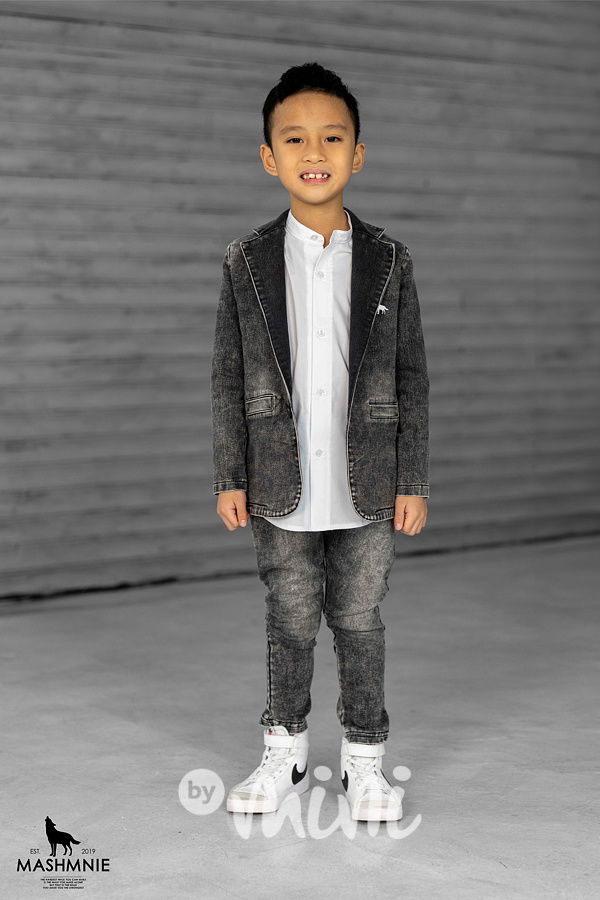 Mash Mnie denim kalhoty black