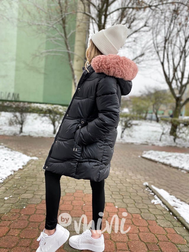 Zimní kabát černý