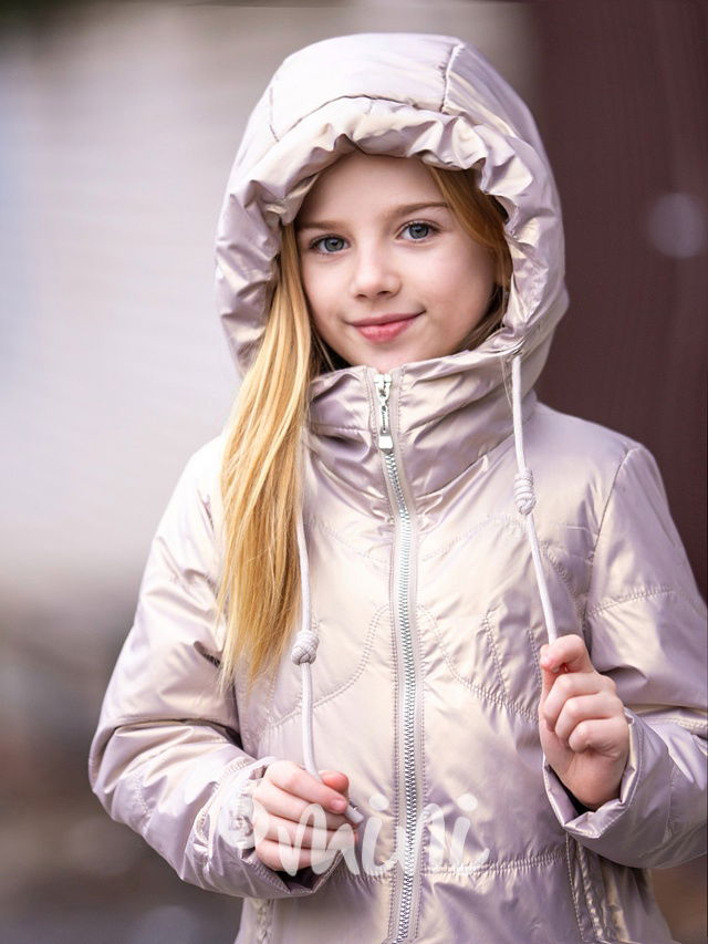 Jarní metalická bunda