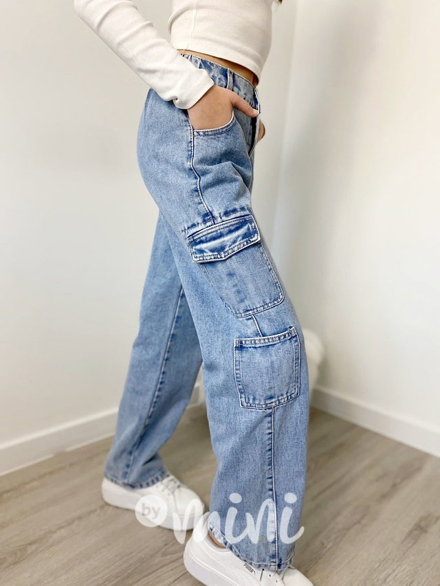 Fashion kapsáčové jeansy