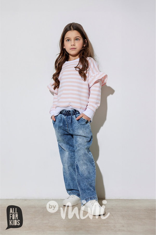 AFK soft denim švédy blue