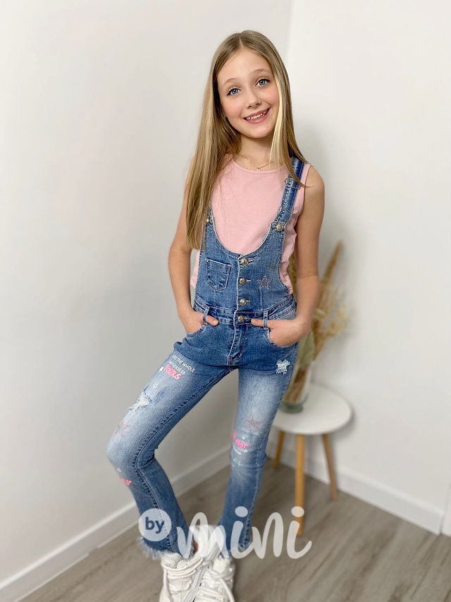 Stretch jeans lacláče se zdobením