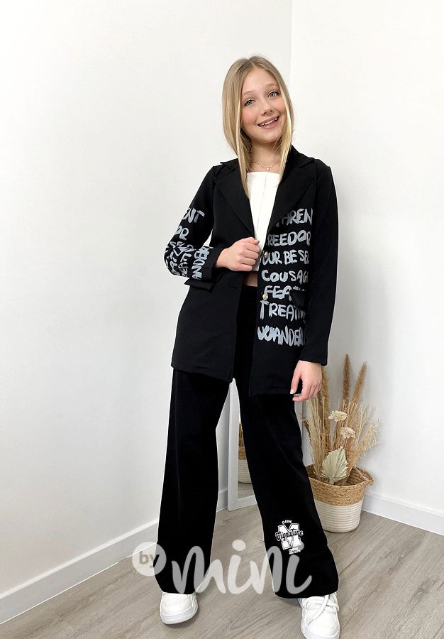 Fashion boyfriend sako černé
