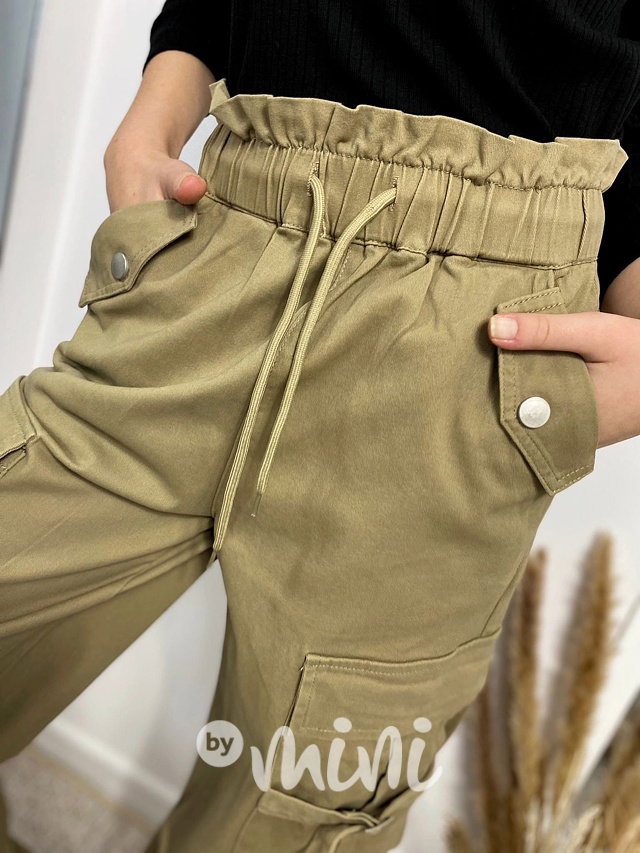 Military cargo kapsáče taupe